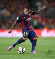 FUSSBALL International 2014/2015: Daniel Alves (Barca)