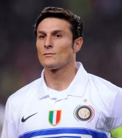 FUSSBALL  International CHL 09/10   Javier Zanetti (Inter)