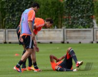 Fussball 1. Bundesliga :  Training beim FC Bayern Muenchen