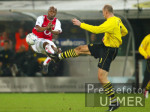 Fussball UCL: Dortmund - London,  Zweikampf