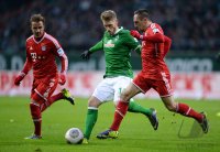 Fussball  1. Bundesliga  13/14: SV Werder Bremen - FC Bayern Muenchen