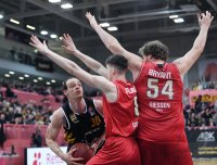 Basketball 1. Bundesliga 17/18 Hauptrunde: Walter Tigers Tuebingen - Giessen 46ers