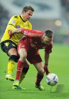 Fussball 1. Bundesliga  Saison 11/12:  FC Bayern Muenchen - Borussia Dortmund