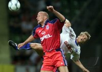 Fussball  1. Bundesliga  Ligacup  2000/2001: FC Bayern  M&Aring;&cedil;nchen - Hertha BSC Berlin
