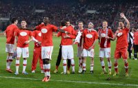 FUSSBALL DFB POKAL  Saison 2012/2013: JUBEL VfB Stuttgart