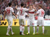 Fussball  1. Bundesliga  13/14: JUBEL VfB Stuttgart