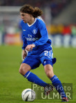 FUSSBALL CHL  Hernan Crespo (FC C) am Ball