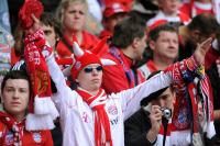 Fussball 1. Bundesliga : Bayern Fan Jubel