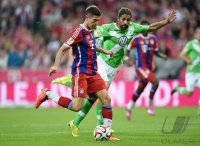 Fussball 1. Bundesliga Saison 14/15: FC Bayern Muenchen - VfL Wolfsburg