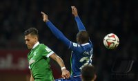 Fussball, 1. Bundesliga  Saison 2014/2015: SV Werder Bremen - VfL Wolfsburg