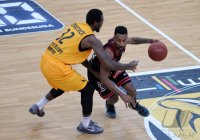Basketball 1. Bundesliga 15/16 Hauptrunde: Walter Tigers Tuebingen - s.Oliver Baskets