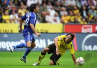 Fussball 1. Bundesliga  Saison 2010/2011: Borussia Dortmund - Bayer 04 Leverkusen