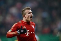 FUSSBALL DFB POKAL  Saison 2012/2013:  JUBEL Xherdan Shaqiri (FC Bayern Muenchen)