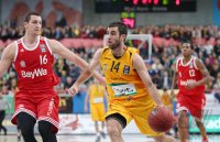 Basketball 1. Bundesliga 15/16 Hauptrunde: Walter Tigers Tuebingen - Telekom Baskets Bonn