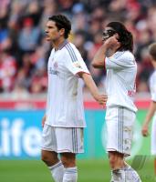 Fussball 1. Bundesliga : Mario Gomez, Martin Demichelis (v. li., FCB)