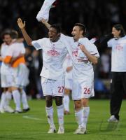 FUSSBALL  International CHL  2009/2010:  ALABA  und  CONTENTO (FC Bayern  Muenchen)