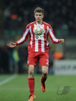 Fussball CHL  Saison 2010/2011:  Thomas Mueller (FC Bayern Muenchen)