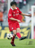 Fussball 1. Bundesliga: FCB, BALLACK Einzelaktion am Ball