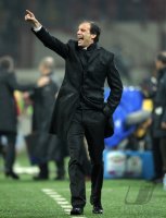 FUSSBALL SERIE A:  Trainer Massimilliano Allegri (AC Mailand)