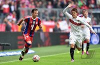 Fussball 1. Bundesliga Saison 14/15: FC Bayern Muenchen - VfB Stuttgart