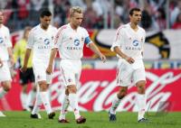 Fussball 1. Bundesliga: Koeln - Hannover, KOELN enttaeuscht