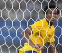 FUSSBALL  Olympia 2008  Peking  Spiel um Platz 3 Belgien - Brasilien