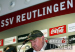 FUSSBALL  SSV Reutlingen  Enttuschter SSV Prsident Wolfgang Moeck