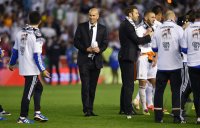 FUSSBALL International COPA DEL REY 13/14: Co Trainer Zinedine Zidane (Real Madrid)