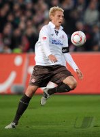 Fussball: 1. Bundesliga Saison 2010/2011: FC St. Pauli, EBBERS  Einzelaktion