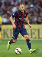 FUSSBALL International 2014/2015: Andres Iniesta (Barca)