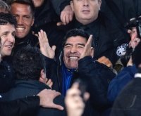 FUSSBALL Coppa Italia  2013/2014:  JUBEL Diego Maradona