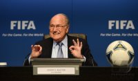 Fussball  International: FIFA Praesident Joseph S. Blatter (Schweiz)