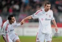 Fussball International Champions League  KLOSE nd PODOLSKI (FC Bayern)