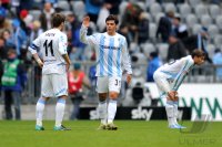 2. Fussball Bundesliga: Benjamin Lauth, Stefan Bell, Kevin Volland (v. li., 1860 Muenchen)