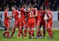 Fussball  1. Bundesliga  13/14: JUBEL FC Bayern Muenchen