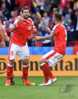 Fussball International Europameisterschaft 2016: Rumaenien - Schweiz