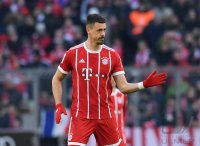 Fussball  1.Bundesliga   Saison 17/18: FC Bayern Muenchen -  Hertha BSC Berlin
