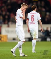 Fussball 1. Bundesliga Saison 14/15: Enttaeuschung Timo Baumgartl (VfB Stuttgart)
