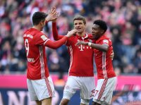 Fussball 1. Bundesliga Saison 2016/2017: FC Bayern Muenchen - Hamburger SV