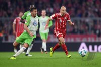 Fussball 1. Bundesliga Saison 17/18: FC Bayern Muenchen - VfL Wolfsburg
