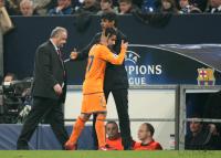 Fussball CHL  Viertelfinale:  Schalke - Barcelona