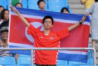 FUSSBALL INTERNATIONAL:  Nordkorea Fan