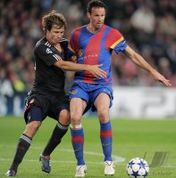 Fussball Champions League  Saison 2010/2011: FC Basel - FC Bayern  Muenchen