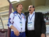 Fussball International WM Qualifikation 2014: Trainer Theo Buecker