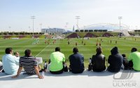 Fussball 1. Bundesliga 11/12: FC Bayern Muenchen Training in Doha
