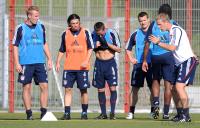 Fussball 1. Bundesliga:  Training beim  FC Bayern Muenchen