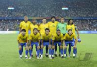 FUSSBALL  Olympia 2008   Halbfinale  Maenner   Argentinien - Brasilien