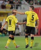 Fussball 1. Bundesliga 2011/2012:  Mario Goetze (Borussia Dortmund) und Sebastian Kehl (Borussia Dortmund)