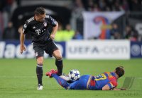 Fussball Champions League  Saison 2010/2011: FC Basel - FC Bayern  Muenchen