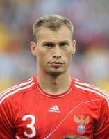 Fussball International Testspiel: Vasily Berezutskiy (Russland)